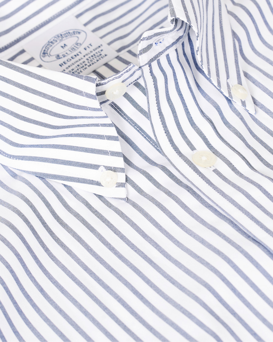 Homme | Chemises | Brooks Brothers | Regent Fit Non Iron Sport Button Down Shirt Dark Blue