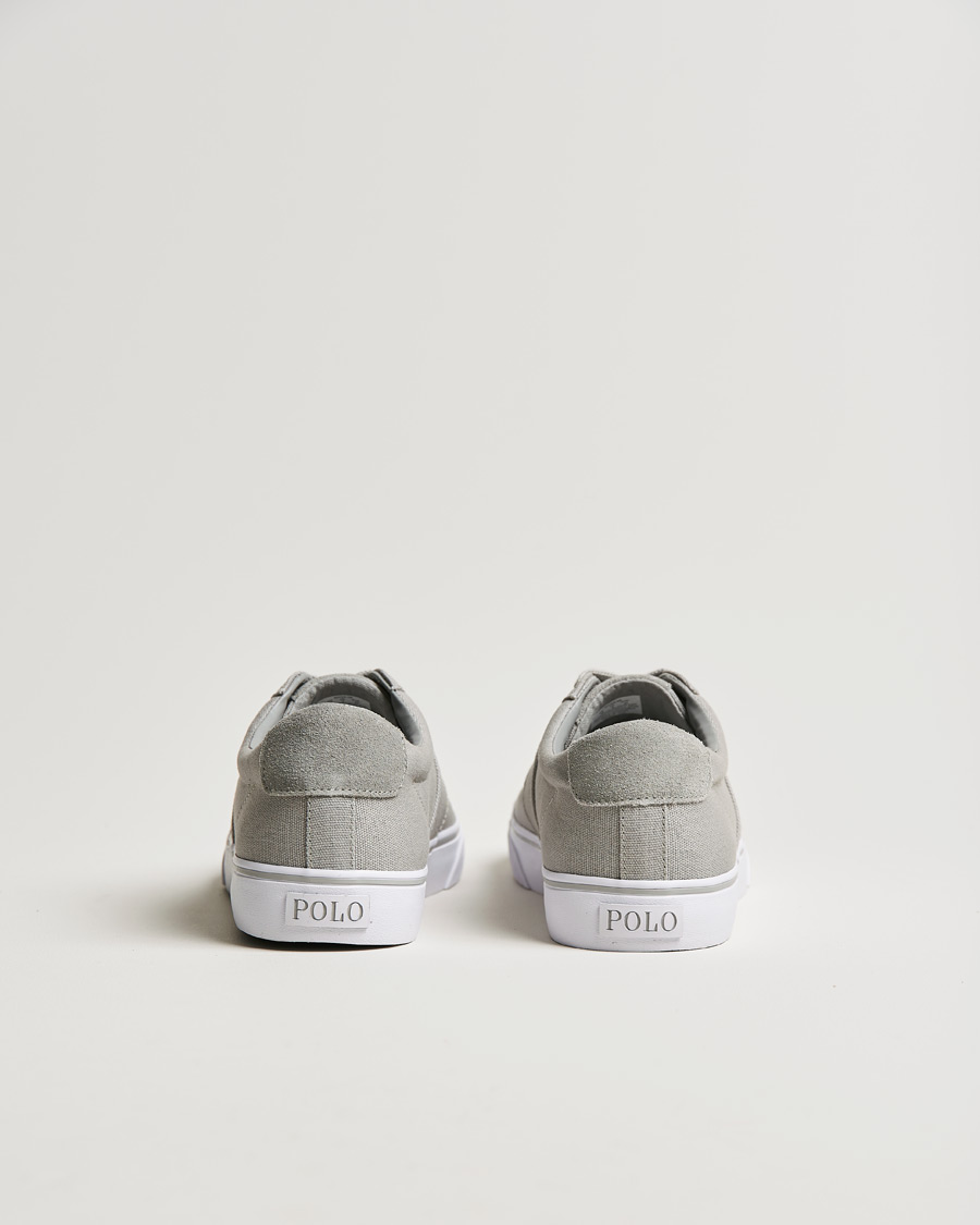 Homme | Polo Ralph Lauren Sayer Canvas Sneaker Soft Grey | Polo Ralph Lauren | Sayer Canvas Sneaker Soft Grey