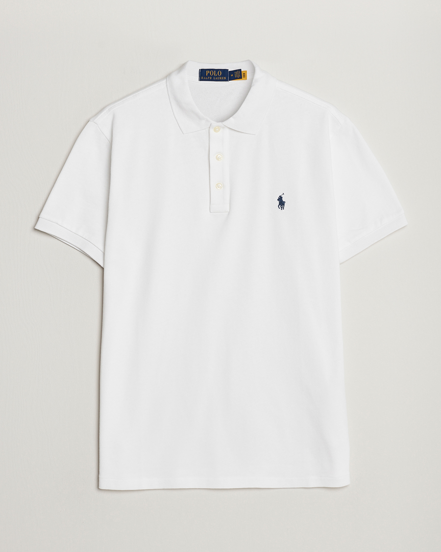 Homme | Polos | Polo Ralph Lauren | Custom Fit Spa Terry Polo White
