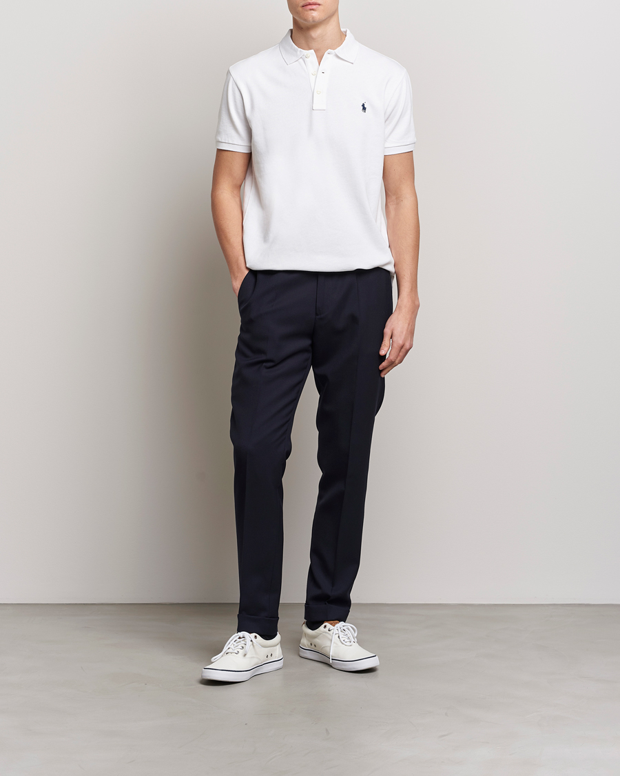 Homme | Polos | Polo Ralph Lauren | Custom Fit Spa Terry Polo White