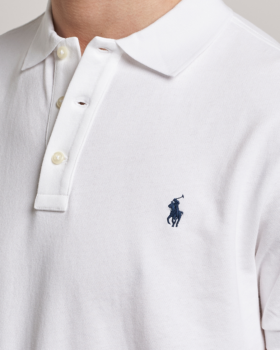 Homme | Polos | Polo Ralph Lauren | Custom Fit Spa Terry Polo White