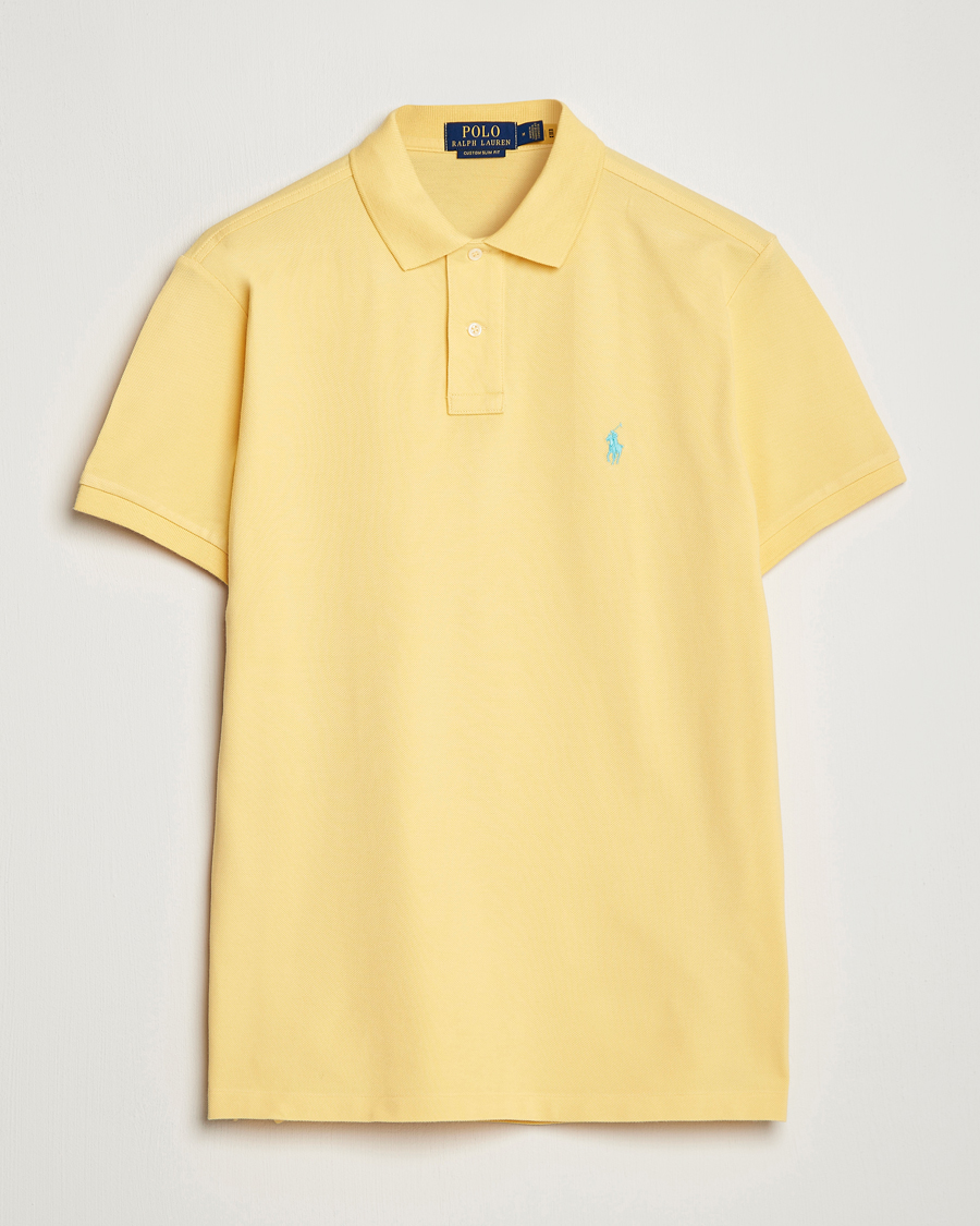 Homme | Polos | Polo Ralph Lauren | Custom Slim Fit Polo Corn Yellow