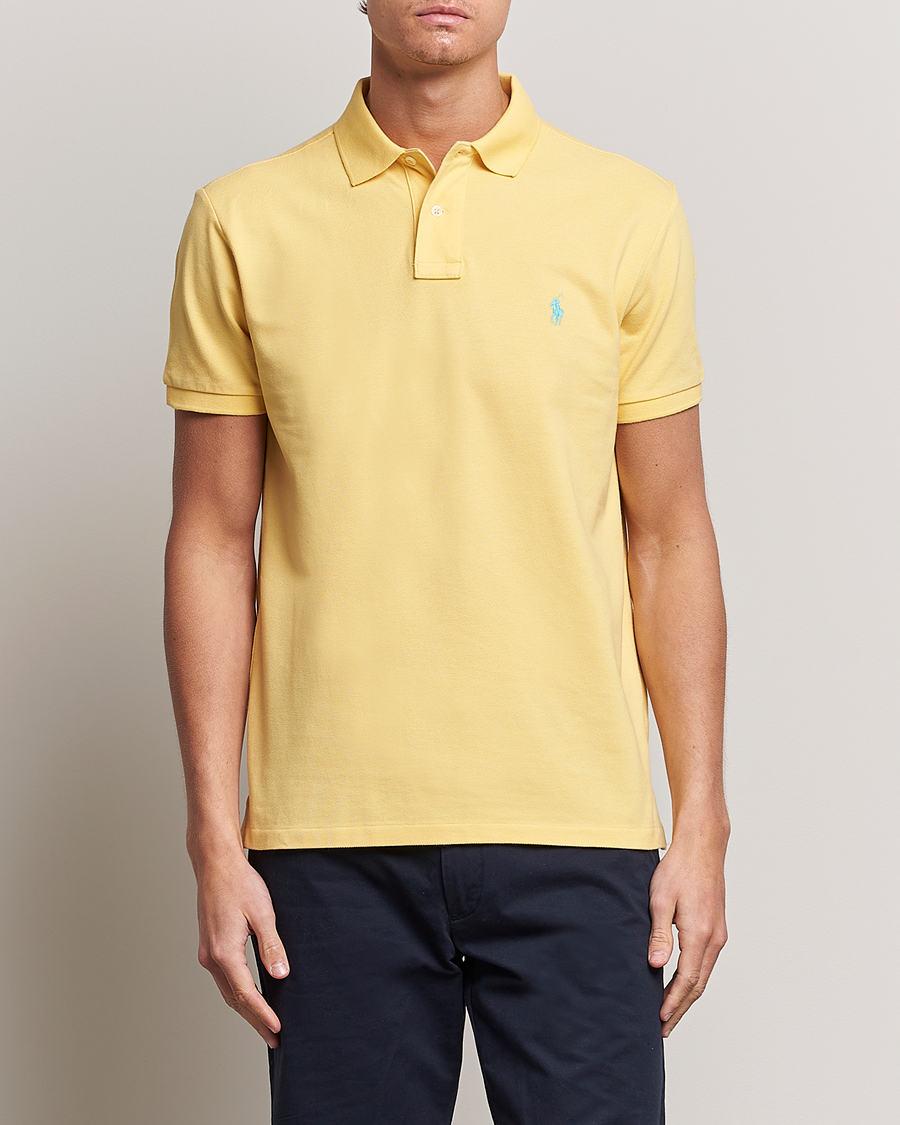 Homme | Polos | Polo Ralph Lauren | Custom Slim Fit Polo Corn Yellow