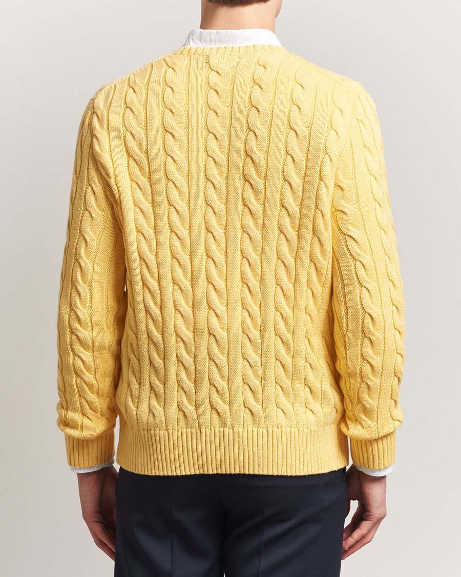 Homme | Pulls Et Tricots | Polo Ralph Lauren | Cotton Cable Pullover Fall Yellow