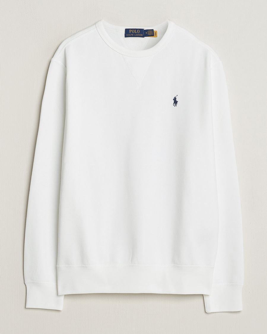 Homme | Pulls Et Tricots | Polo Ralph Lauren | Crew Neck Sweatshirt White