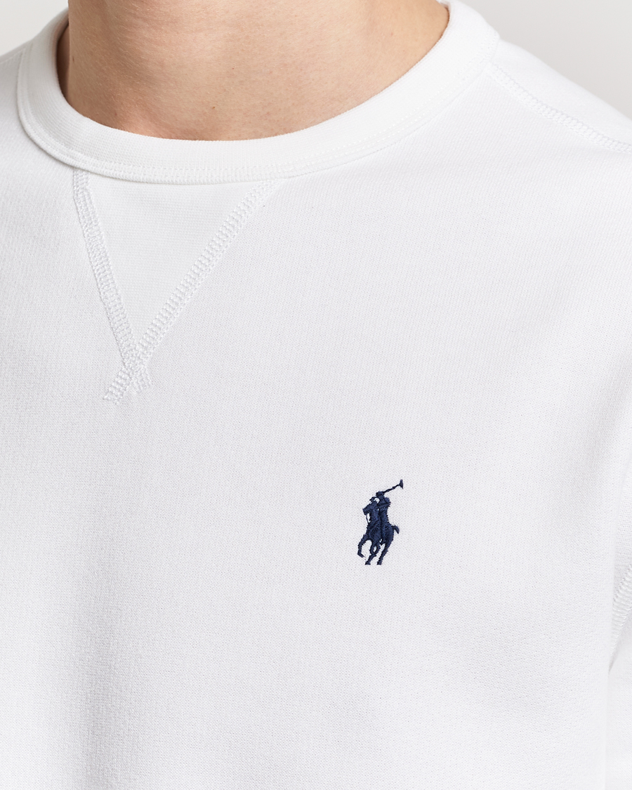 Homme | Pulls Et Tricots | Polo Ralph Lauren | Crew Neck Sweatshirt White