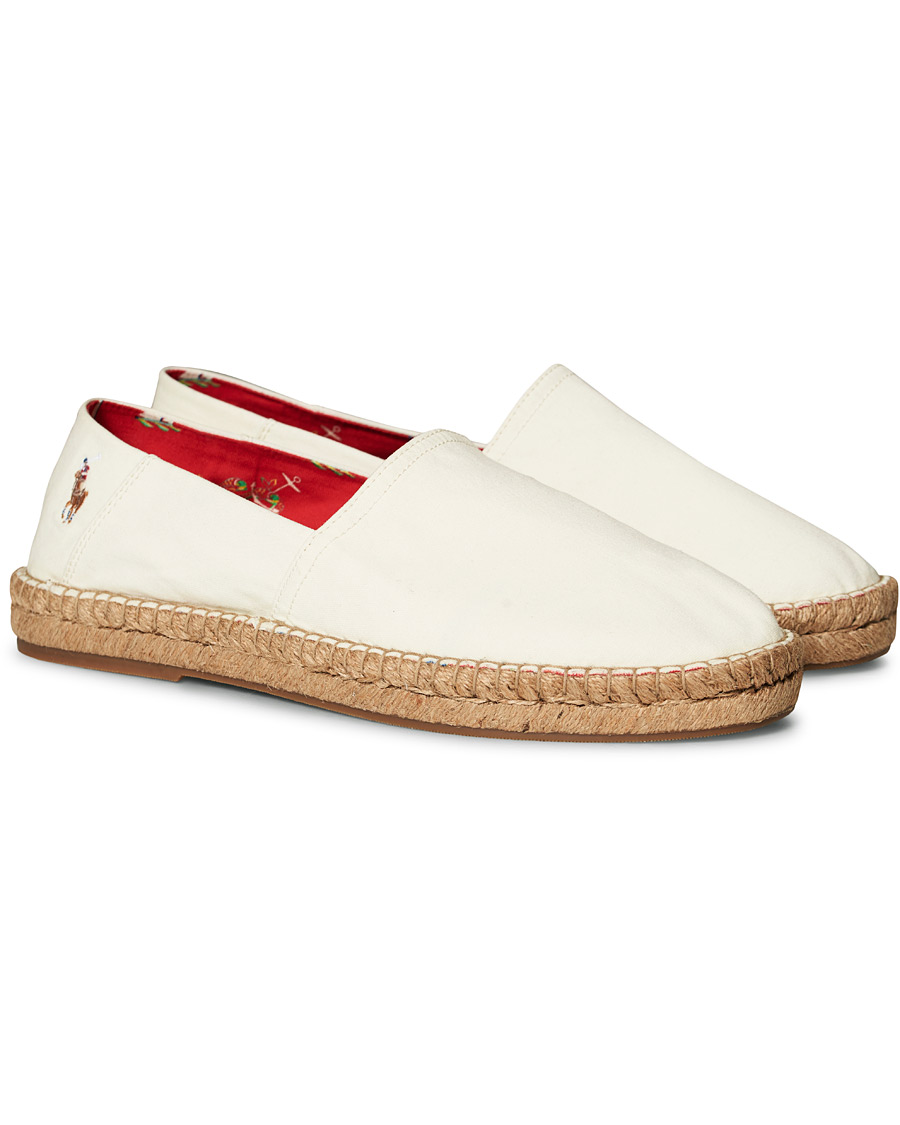 Homme | Polo Ralph Lauren Cevio Washed Canvas Espandrilles Creme | Polo Ralph Lauren | Cevio Washed Canvas Espandrilles Creme
