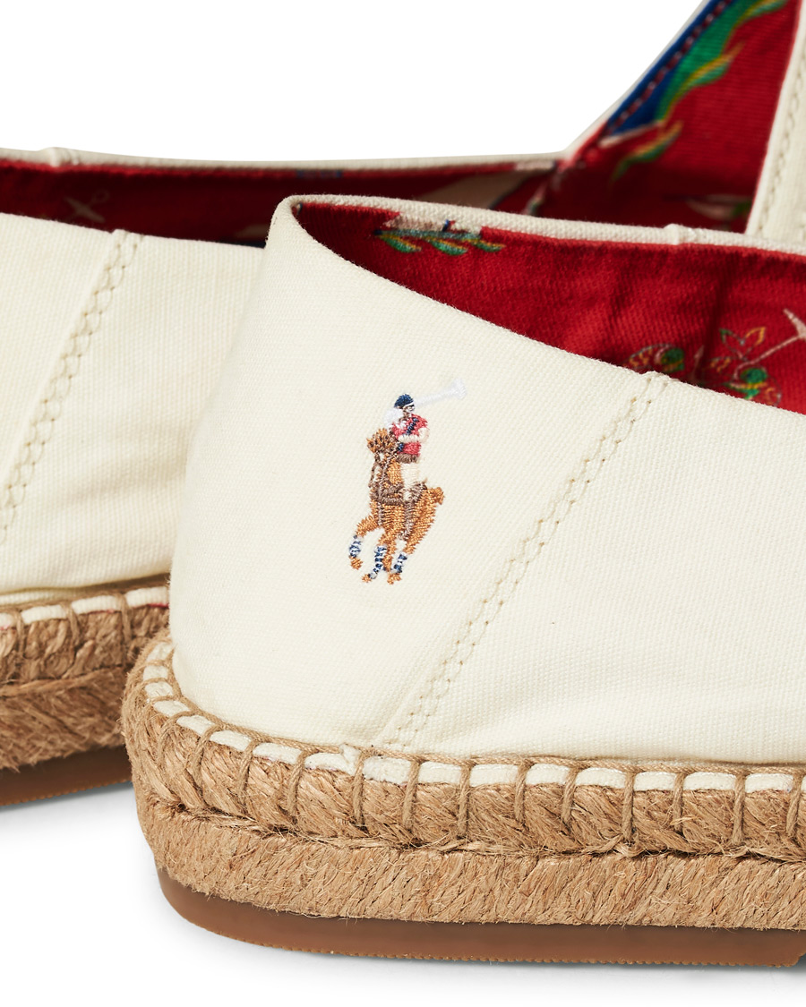 Homme | Polo Ralph Lauren Cevio Washed Canvas Espandrilles Creme | Polo Ralph Lauren | Cevio Washed Canvas Espandrilles Creme