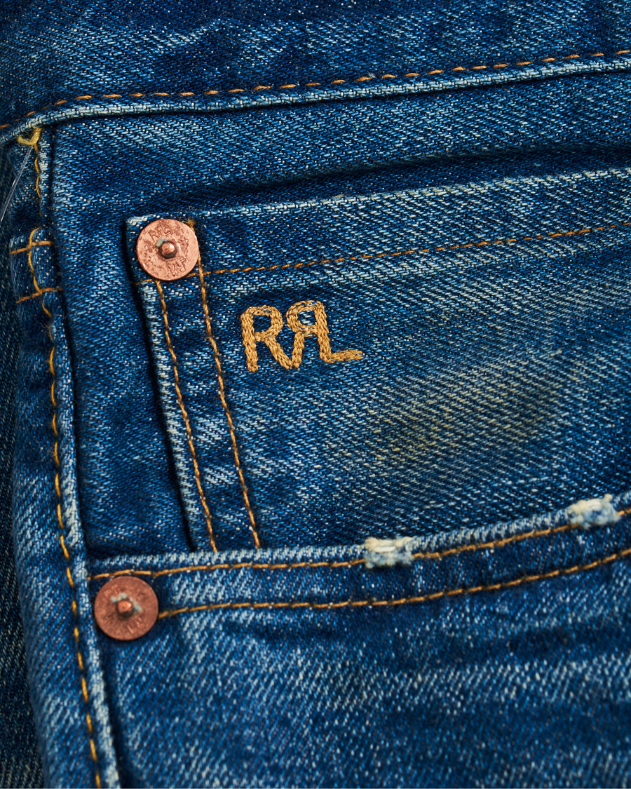 Homme | Jeans | RRL | Slim Narrow Selvedge Jeans Grandfalls Wash