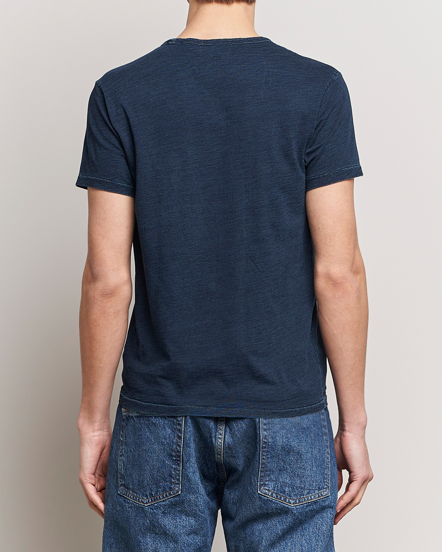 Homme | T-shirts | RRL | Short Sleeve Pocket Tee Rinsed Indigo