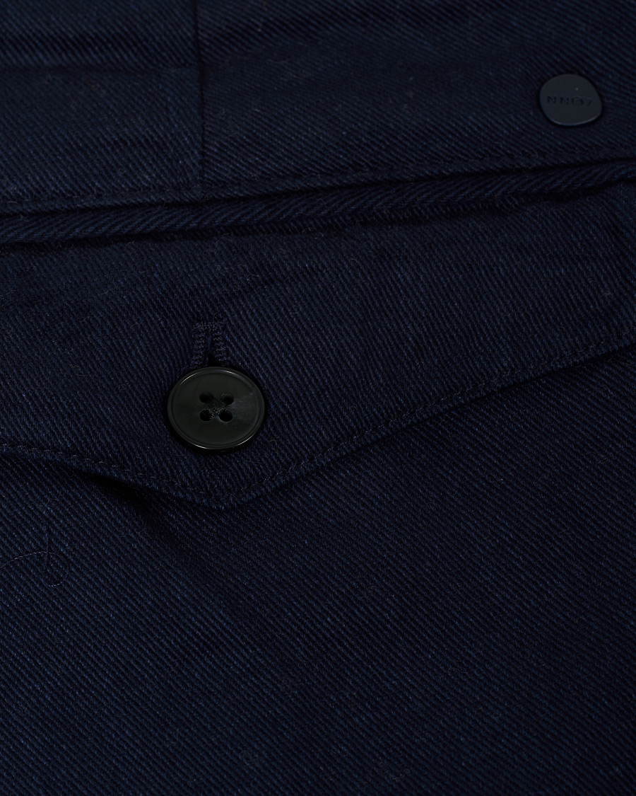 Homme | Pantalons | NN07 | Codo Pleated Turn Up Trousers Navy