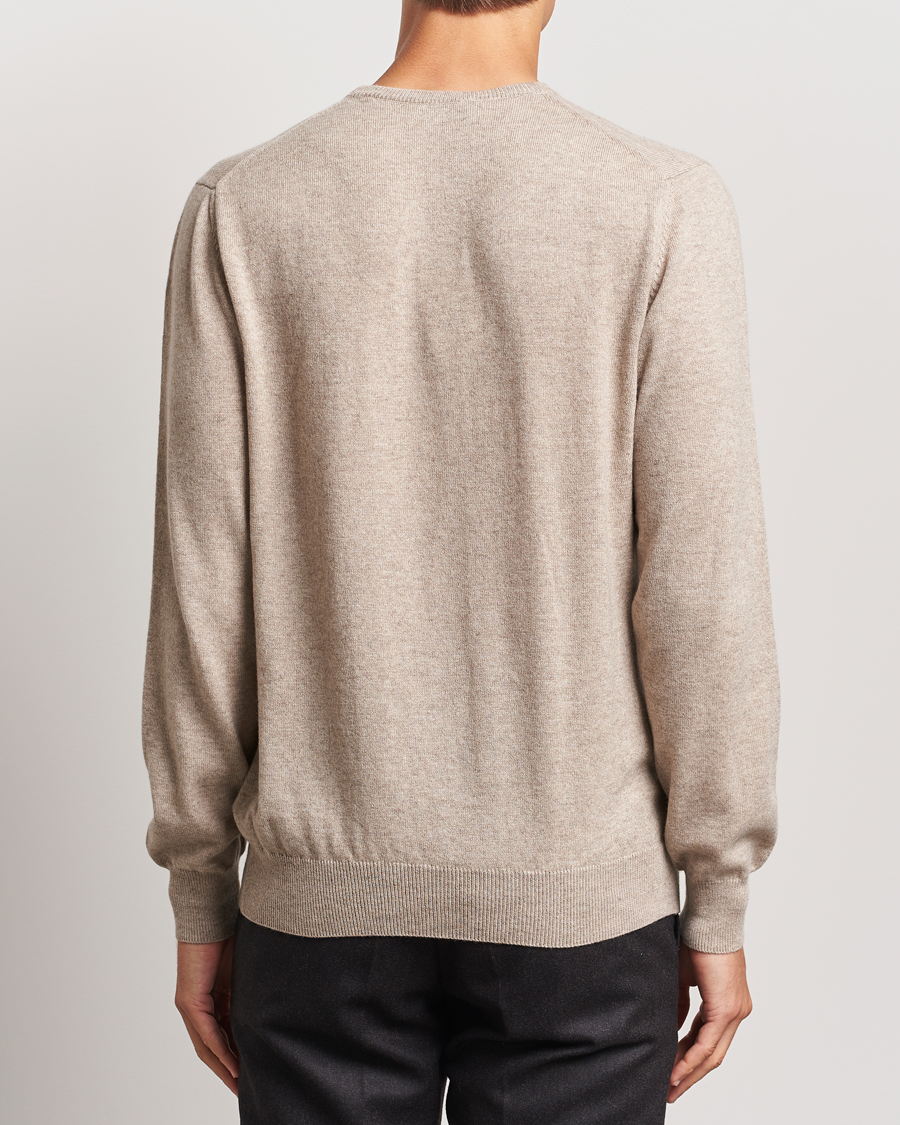 Homme | Pulls Et Tricots | Piacenza Cashmere | Cashmere Crew Neck Sweater Beige