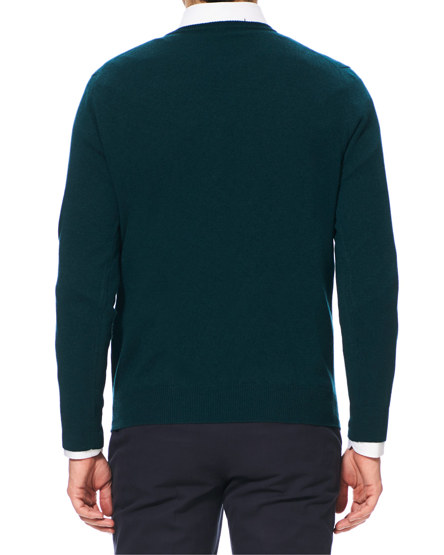 Homme | Pulls Et Tricots | Piacenza Cashmere | Cashmere Crew Neck Sweater Racing Green