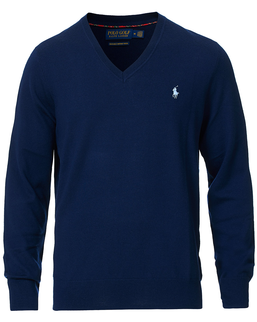 Homme | Pulls Et Tricots | Polo Ralph Lauren Golf | Merino Wool Sweater French Navy