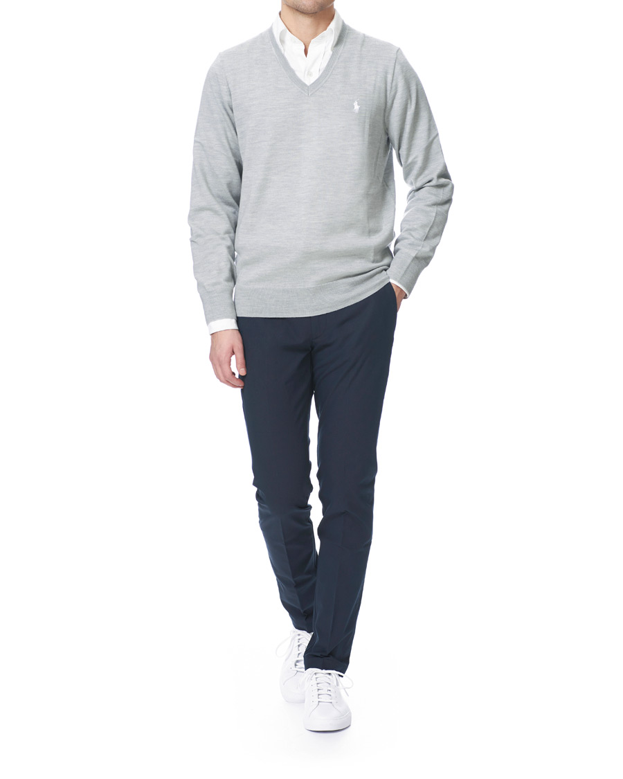 Homme | Pulls Et Tricots | Polo Ralph Lauren Golf | Merino Wool Sweater Light Pebble Heather