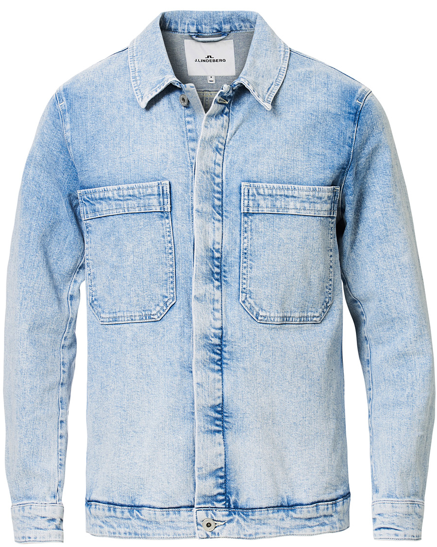Homme | Manteaux Et Vestes | J.Lindeberg | Cam Epic Denim Jacket Light Wash