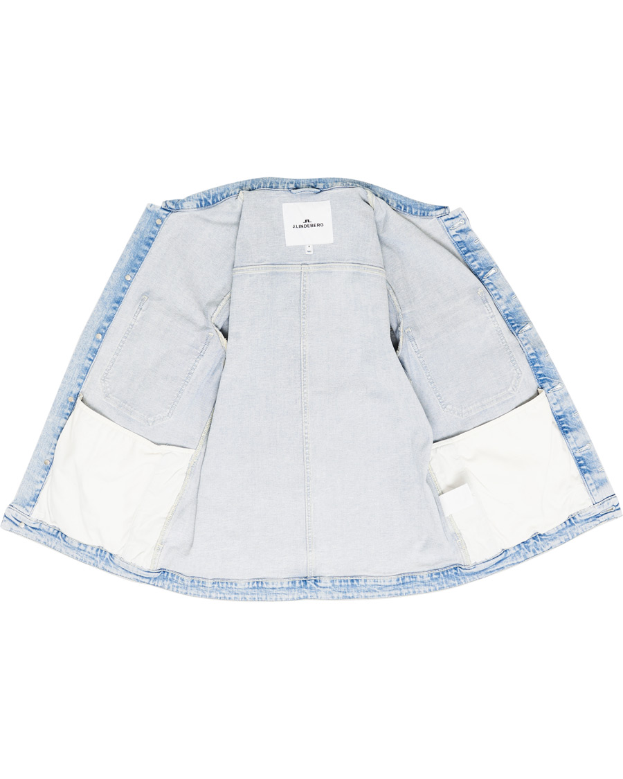 Homme | Manteaux Et Vestes | J.Lindeberg | Cam Epic Denim Jacket Light Wash