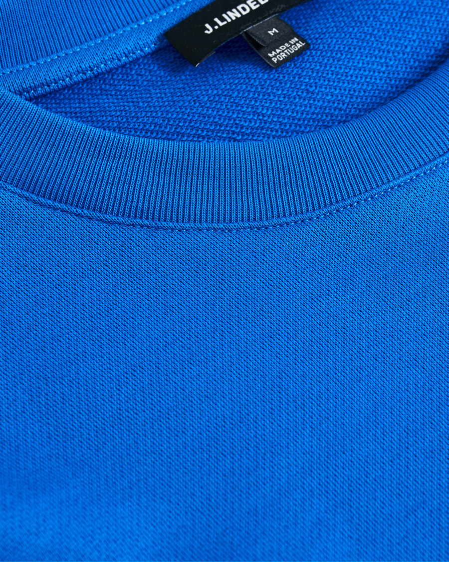Homme | Pulls Et Tricots | J.Lindeberg | Throw Crew Neck Sweatshirt Yale Blue