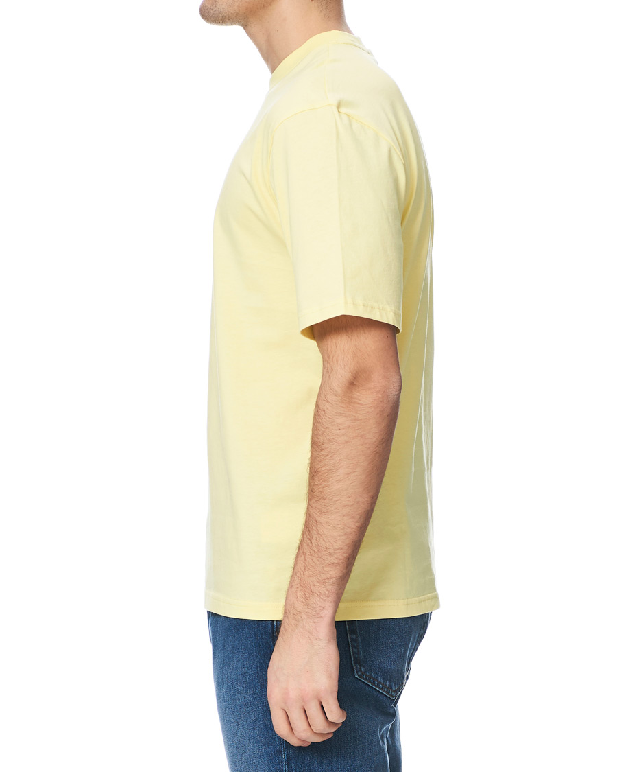 Homme | T-shirts | J.Lindeberg | Dale Distinct Future Archive Crew Neck Tee Yellow