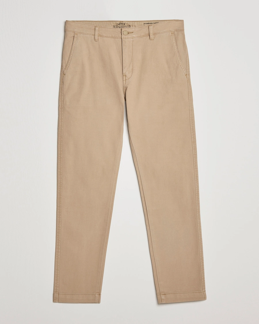 Homme | Pantalons | Levi's | Garment Dyed Stretch Chino Beige