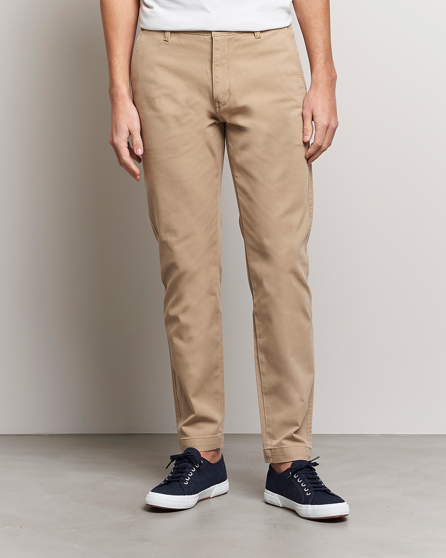 Homme | Pantalons | Levi's | Garment Dyed Stretch Chino Beige
