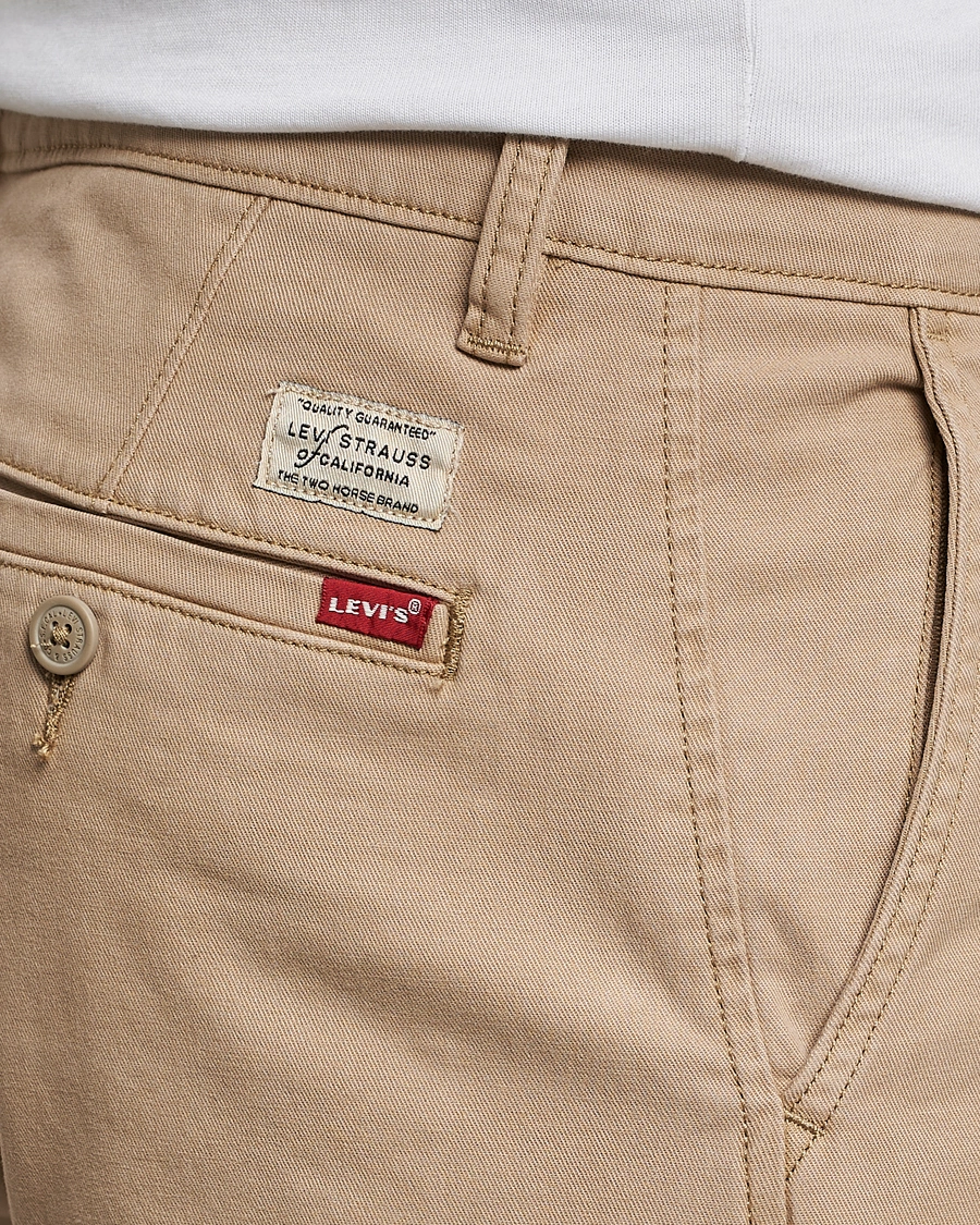 Homme | Pantalons | Levi's | Garment Dyed Stretch Chino Beige