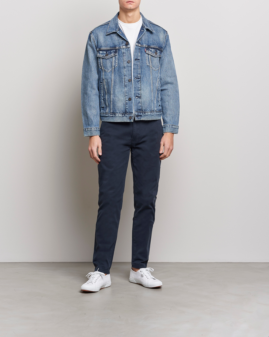 Homme | Pantalons | Levi's | Garment Dyed Stretch Chino Baltic Navy