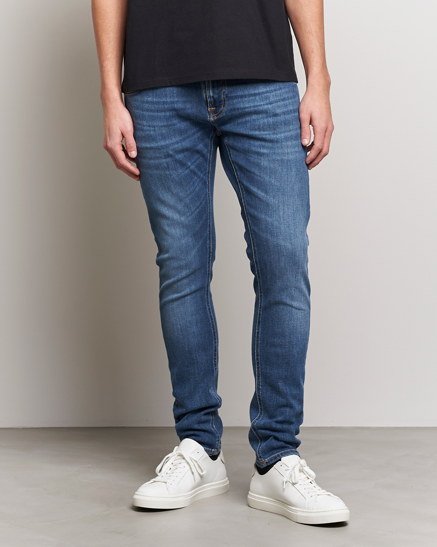 Homme | Jeans | Nudie Jeans | Tight Terry Organic Jeans Steel Navy