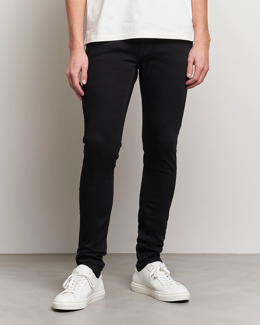 Homme | Jeans Noirs | Nudie Jeans | Tight Terry Jeans Ever Black