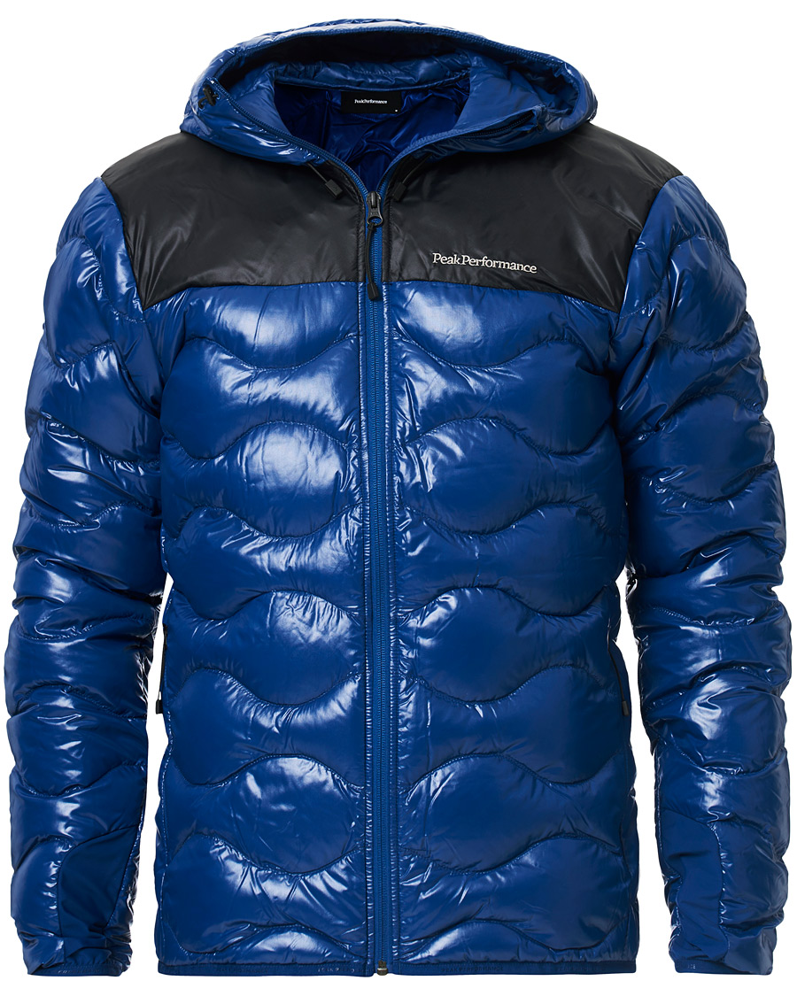 Homme | Manteaux Et Vestes | Peak Performance | Helium Glacier Hooded Jacket Blue