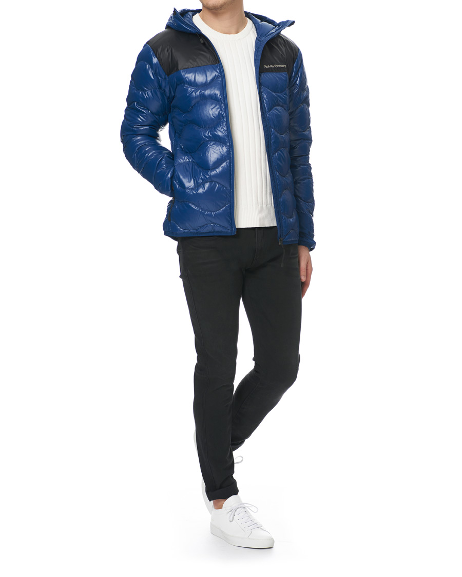 Homme | Manteaux Et Vestes | Peak Performance | Helium Glacier Hooded Jacket Blue