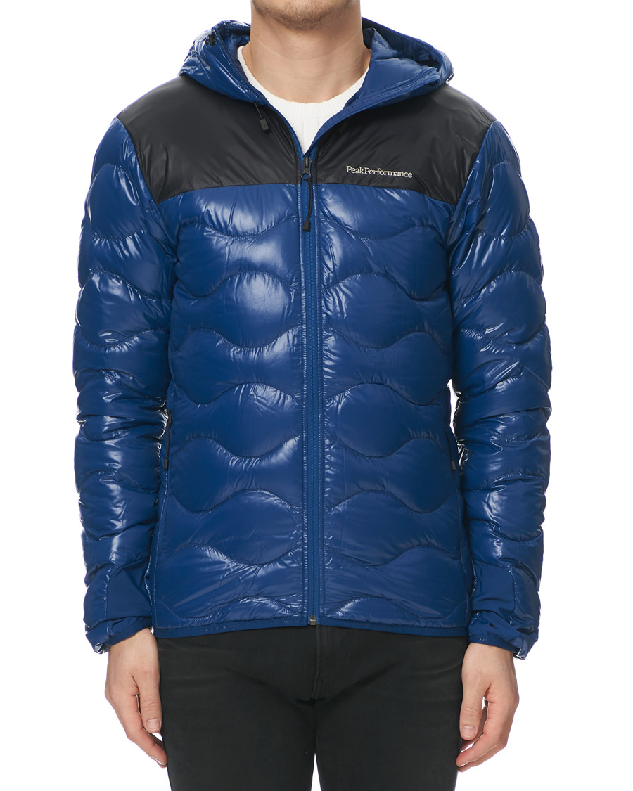 Homme | Manteaux Et Vestes | Peak Performance | Helium Glacier Hooded Jacket Blue