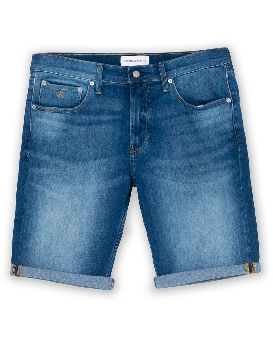 Homme | Shorts | Calvin Klein Jeans | Regular Fit Shorts Mid Blue