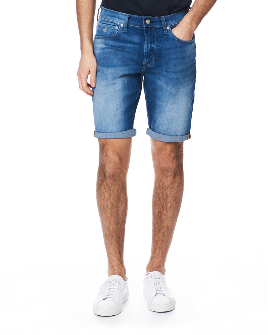 Homme | Shorts | Calvin Klein Jeans | Regular Fit Shorts Mid Blue
