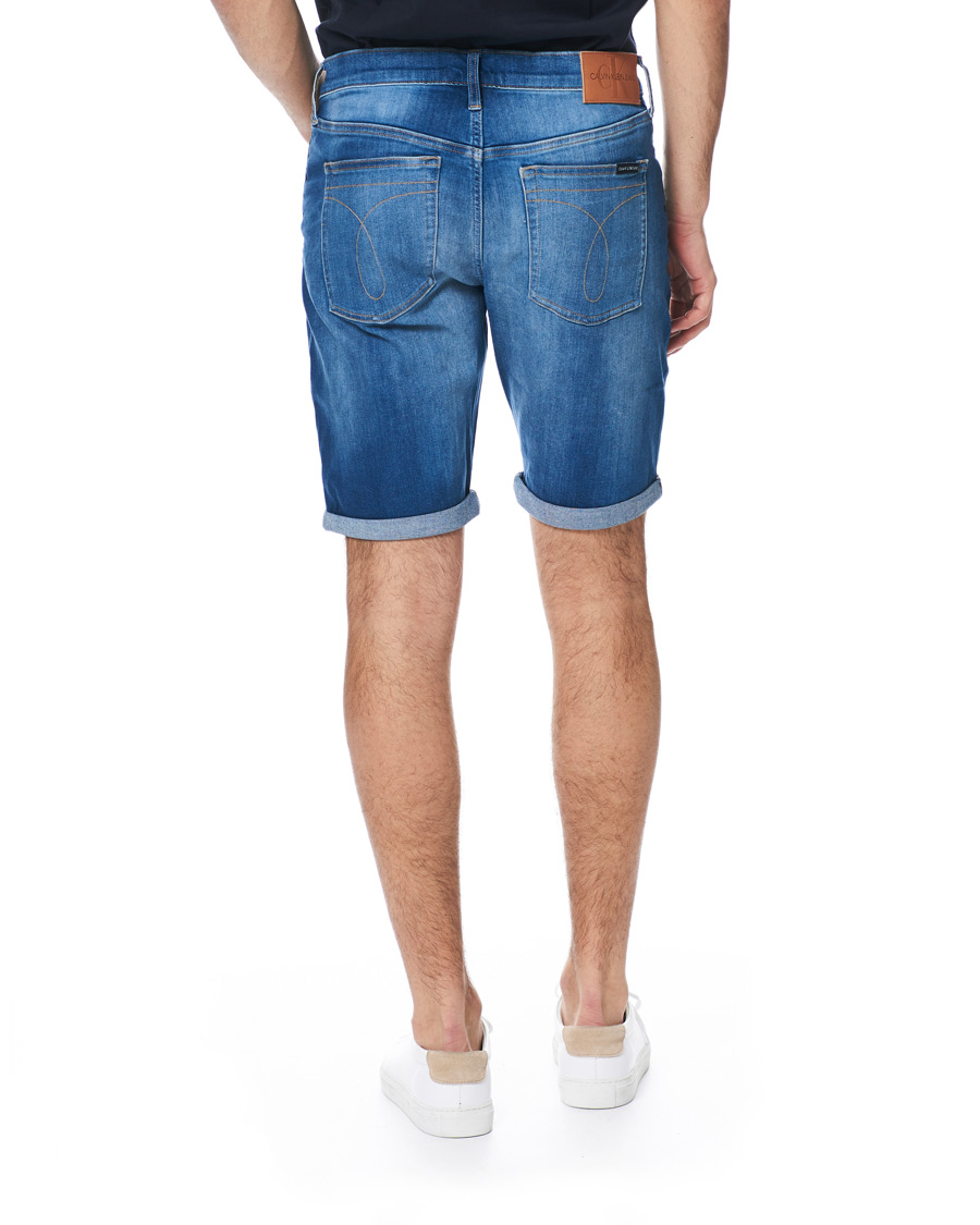 Homme | Shorts | Calvin Klein Jeans | Regular Fit Shorts Mid Blue