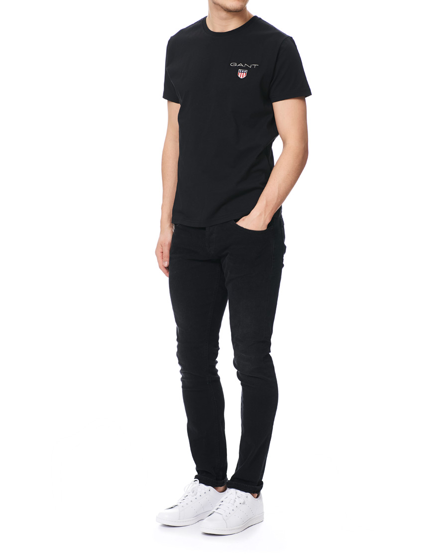 Homme | T-shirts | GANT | Medium Shield Tee Black