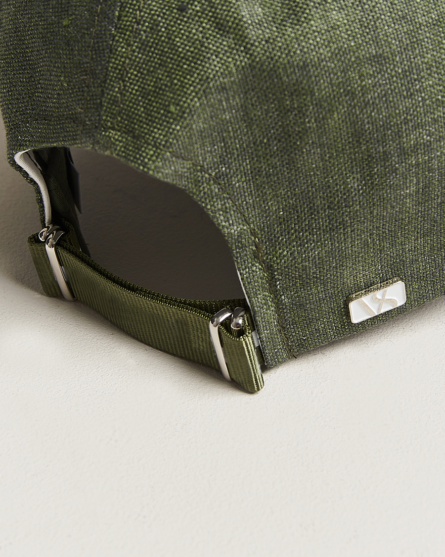 Homme | Bobs Et Casquettes | Varsity Headwear | Linen Baseball Cap French Olive