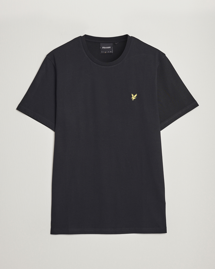 Homme | T-shirts | Lyle & Scott | Crew Neck Organic Cotton T-Shirt Jet Black