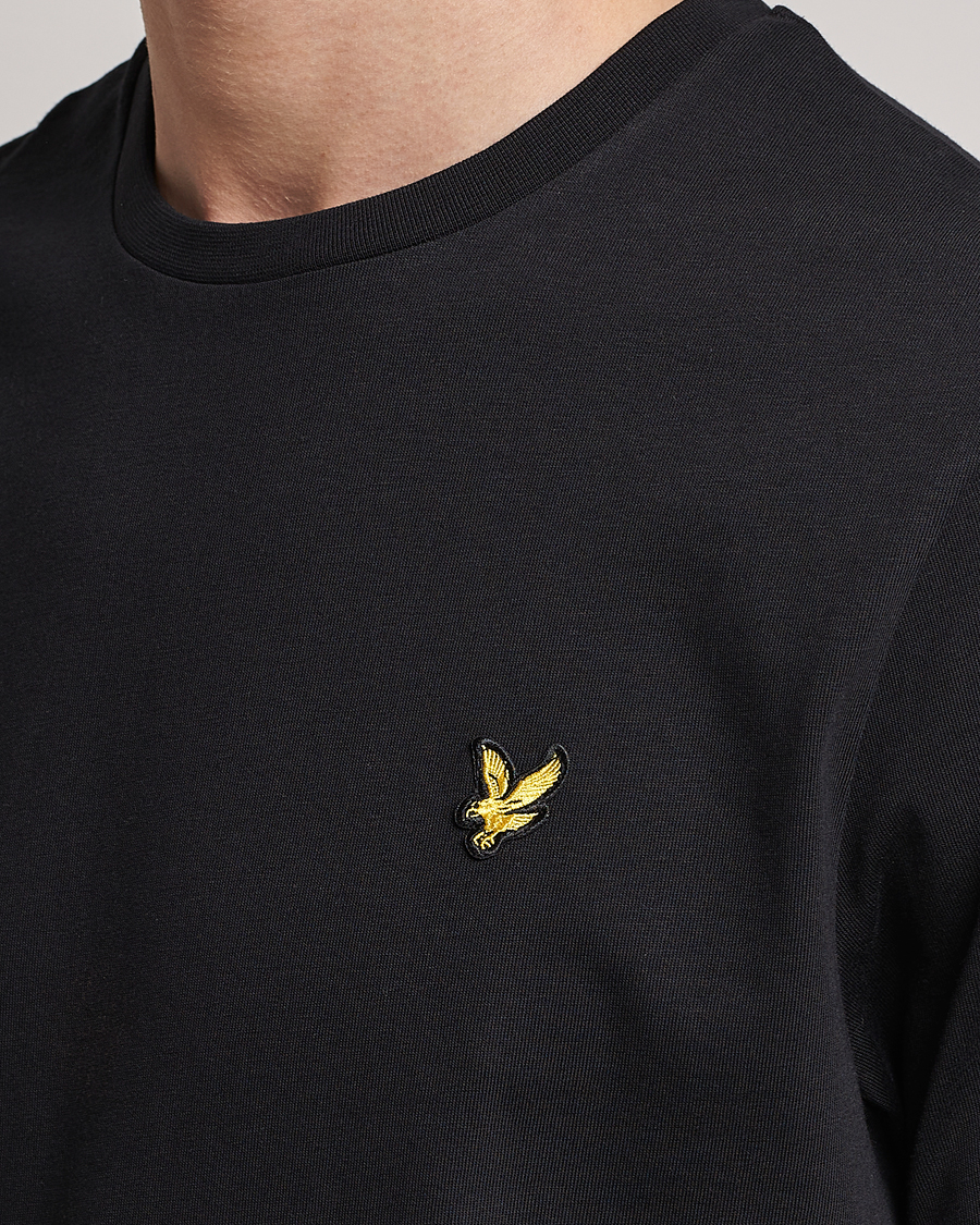 Homme | T-shirts | Lyle & Scott | Crew Neck Organic Cotton T-Shirt Jet Black