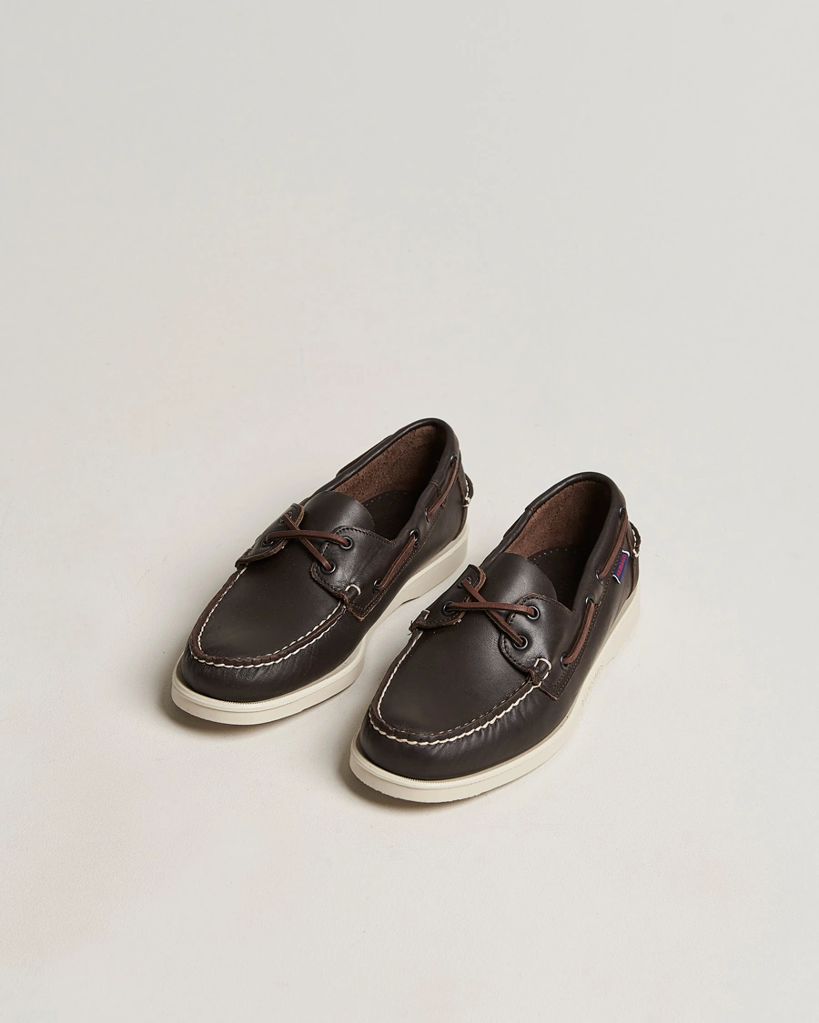 Homme | Chaussures Bateau | Sebago | Dockside Boat Shoe Dark Brown