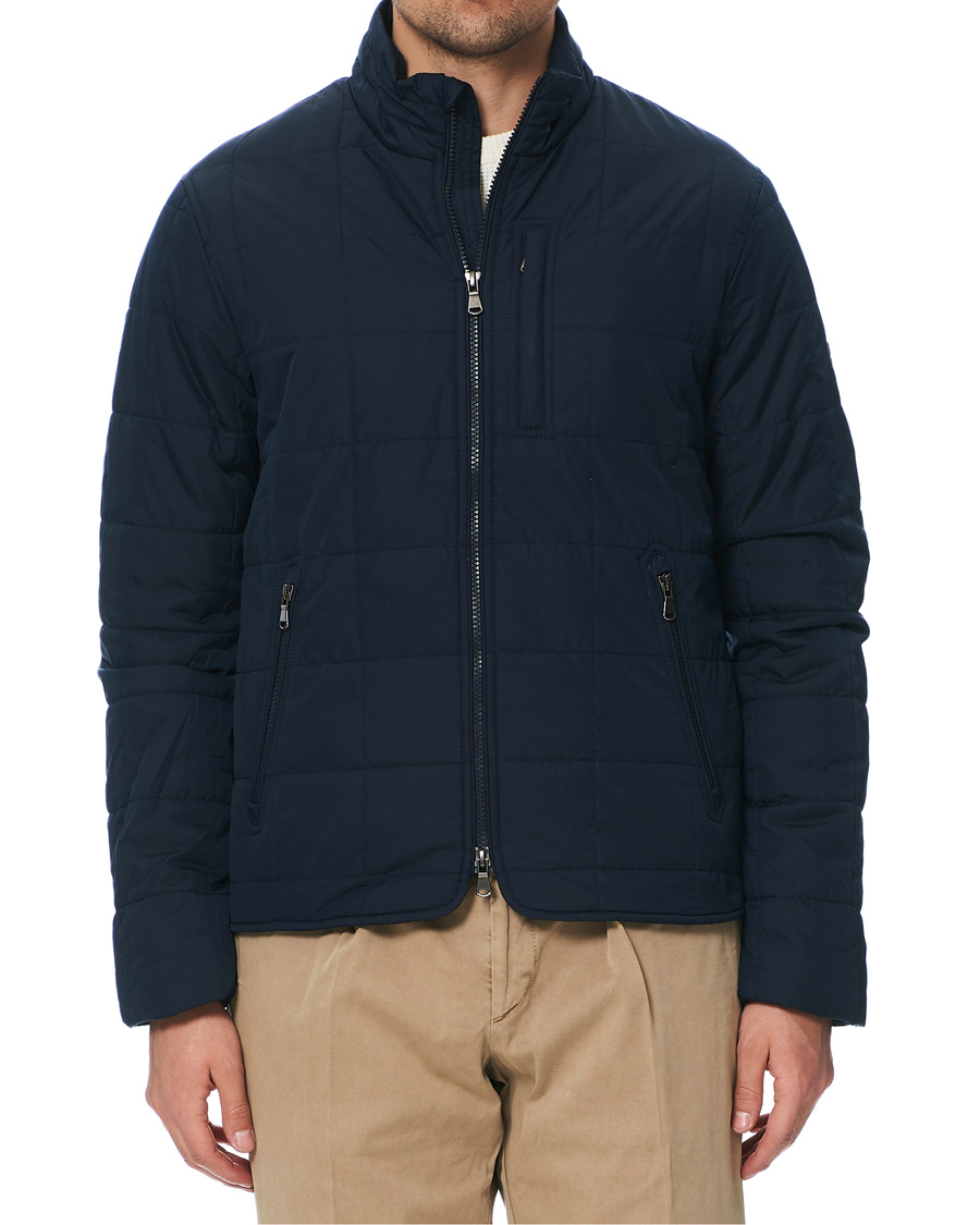 Homme | Manteaux Et Vestes | Morris | Quilted Crew Jacket Navy