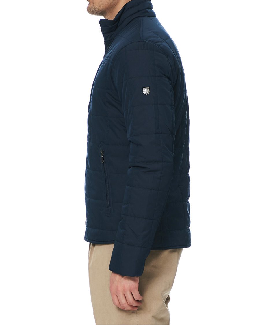 Homme | Manteaux Et Vestes | Morris | Quilted Crew Jacket Navy