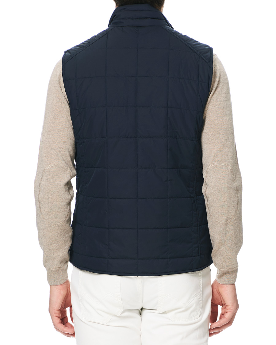 Homme | Manteaux Et Vestes | Morris | Quilted Crew Vest Navy