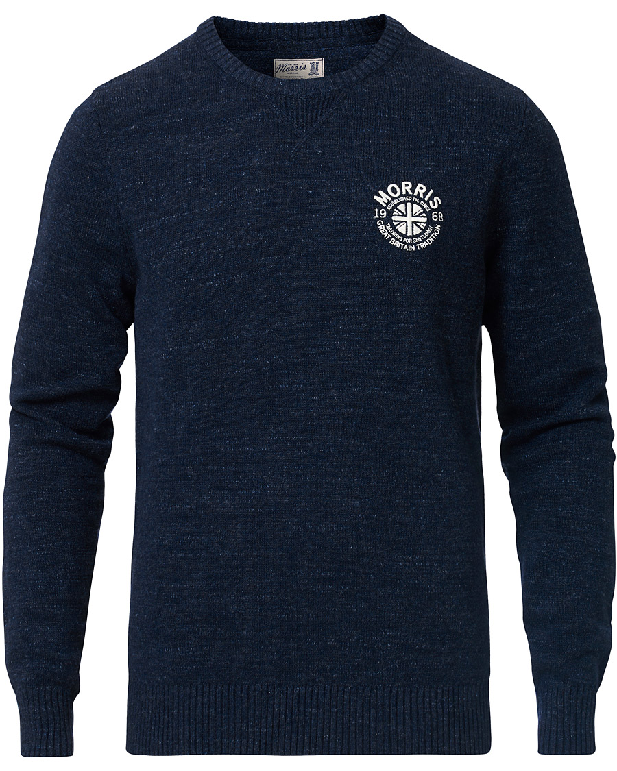 Homme | Pulls Et Tricots | Morris | Leron Knitted O-Neck Navy