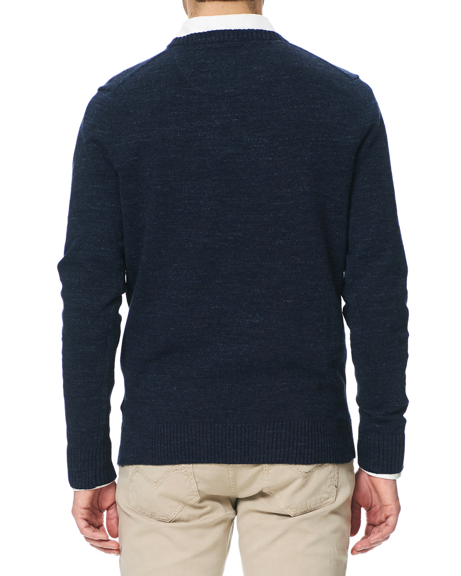 Homme | Pulls Et Tricots | Morris | Leron Knitted O-Neck Navy