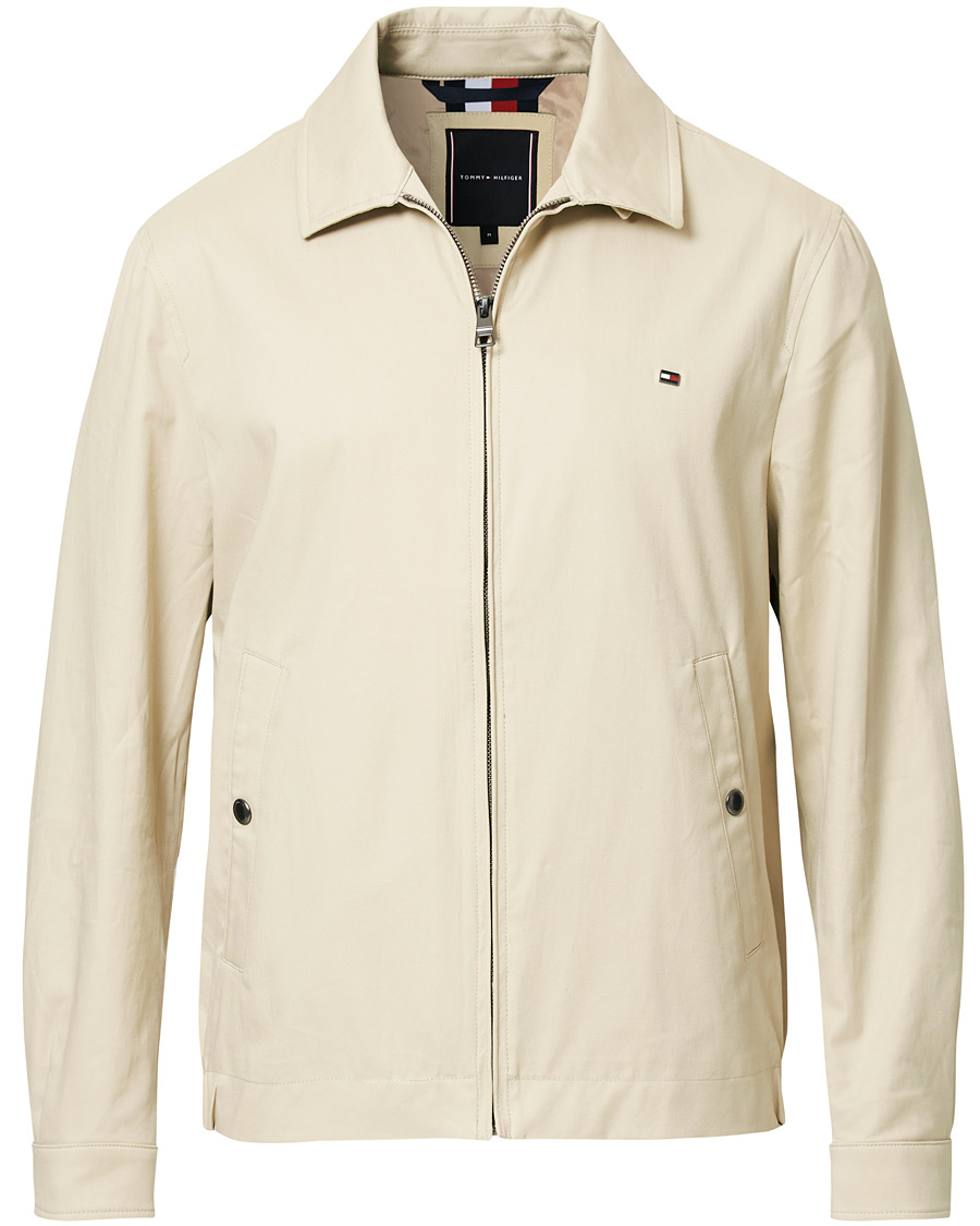 Homme | Manteaux Et Vestes | Tommy Hilfiger | Lightweight Cotton Harrington Jacket Light Stone