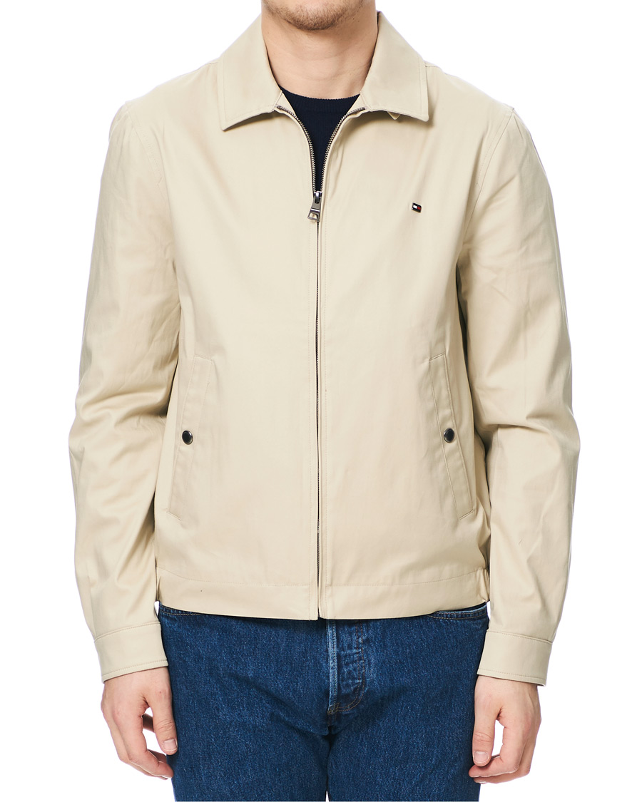 Homme | Manteaux Et Vestes | Tommy Hilfiger | Lightweight Cotton Harrington Jacket Light Stone
