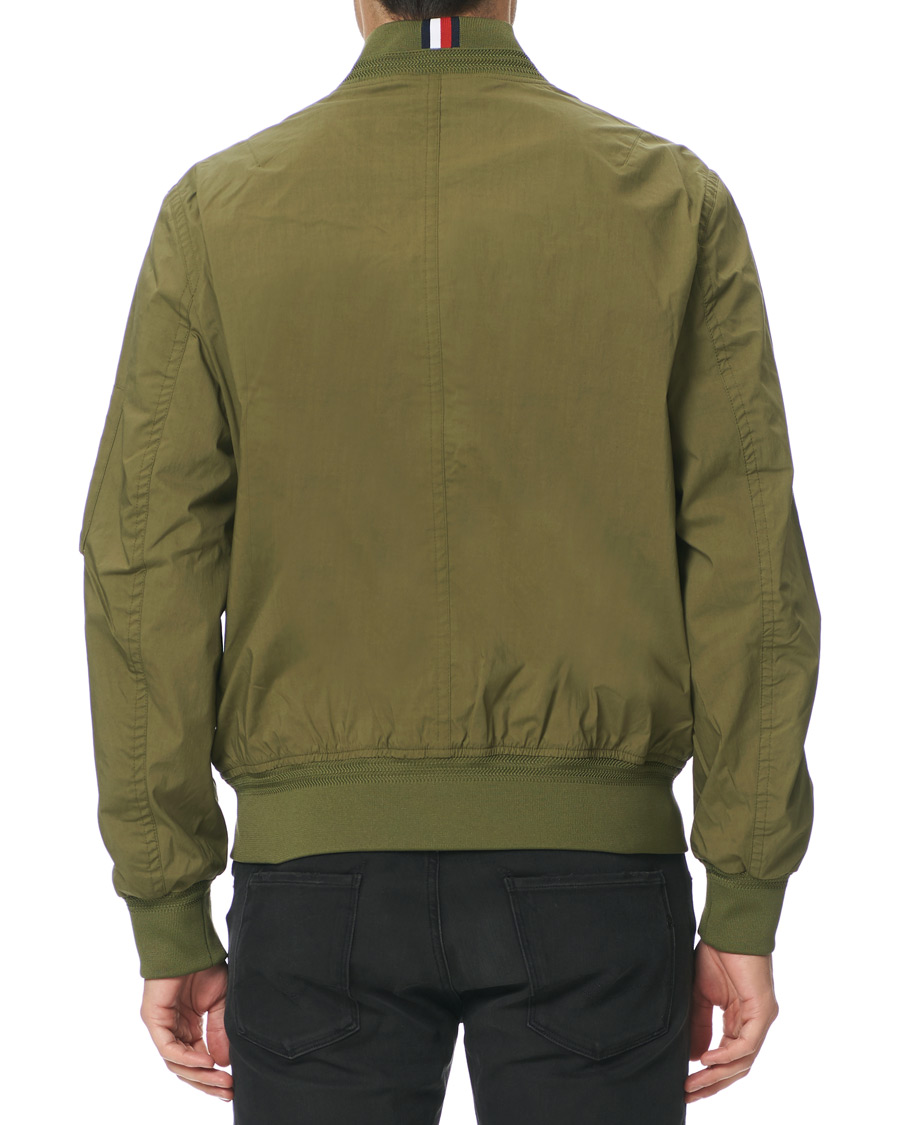 Homme | Manteaux Et Vestes | Tommy Hilfiger | Lightweight Cotton Bomber Jacket Moss Green