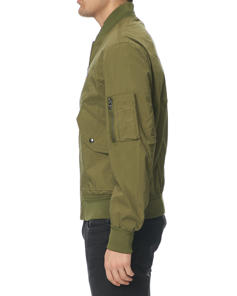 Homme | Manteaux Et Vestes | Tommy Hilfiger | Lightweight Cotton Bomber Jacket Moss Green