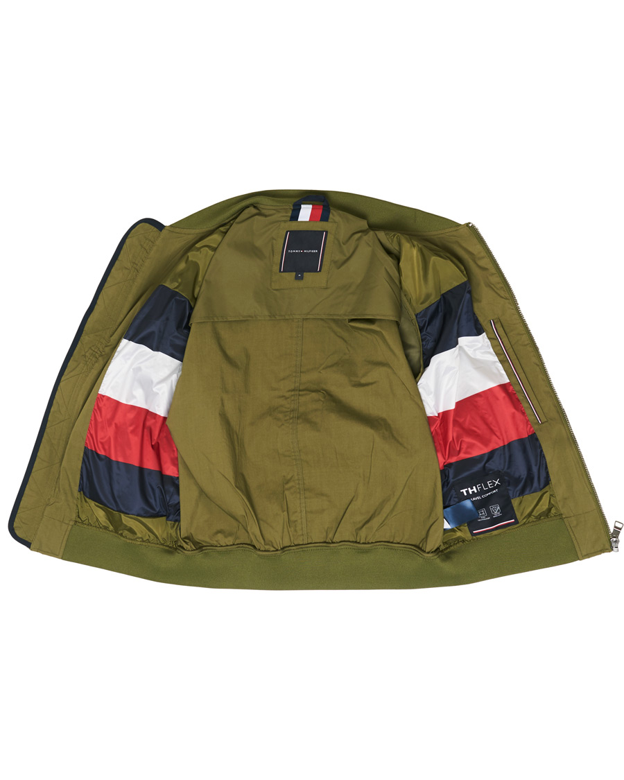 Homme | Manteaux Et Vestes | Tommy Hilfiger | Lightweight Cotton Bomber Jacket Moss Green